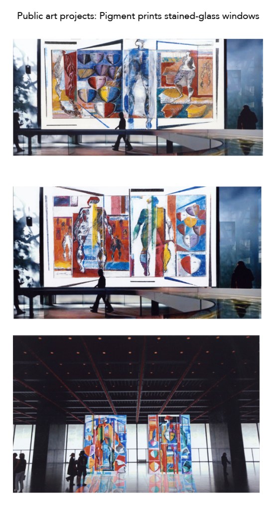 Public art- stained glass winows